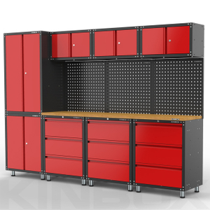 12 Pieces Garage Organization & Shelving Tool Chest Storage Cabinet for Garage