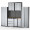 9 Pieces Cold-Rolled Sheet Steel Tool Chest Storage Cabinet