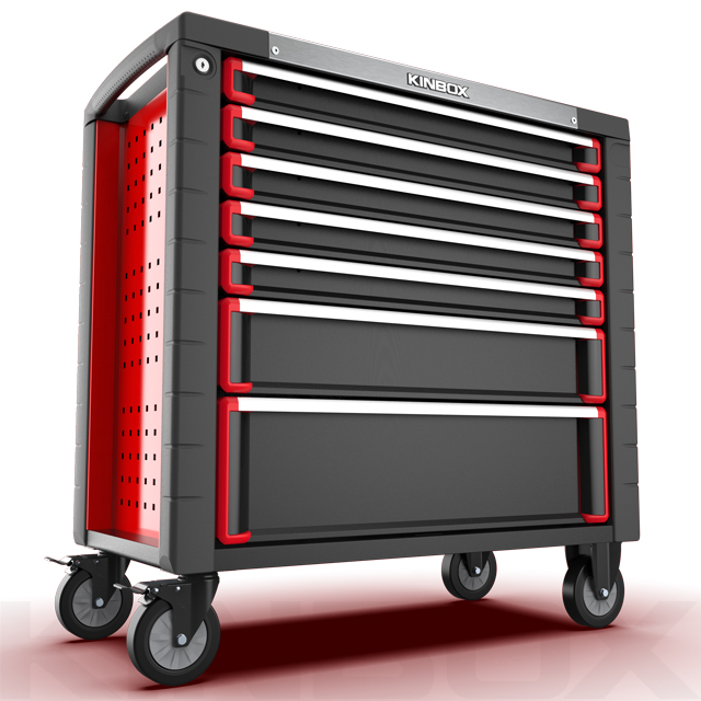 7 Drawer Hard Tool Cabinet For Car Fixing