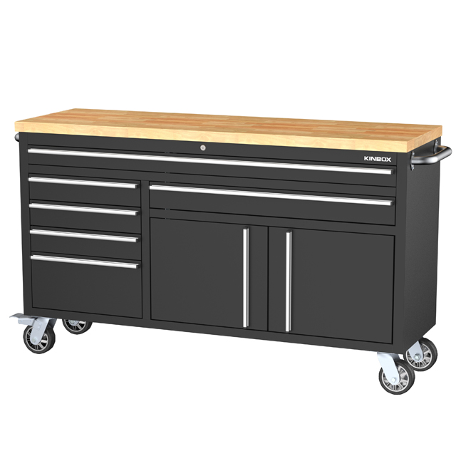 60 Inch Stainless Steel Tool Box with Worktop